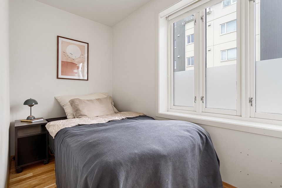 Malé místnosti jsou praktické. 